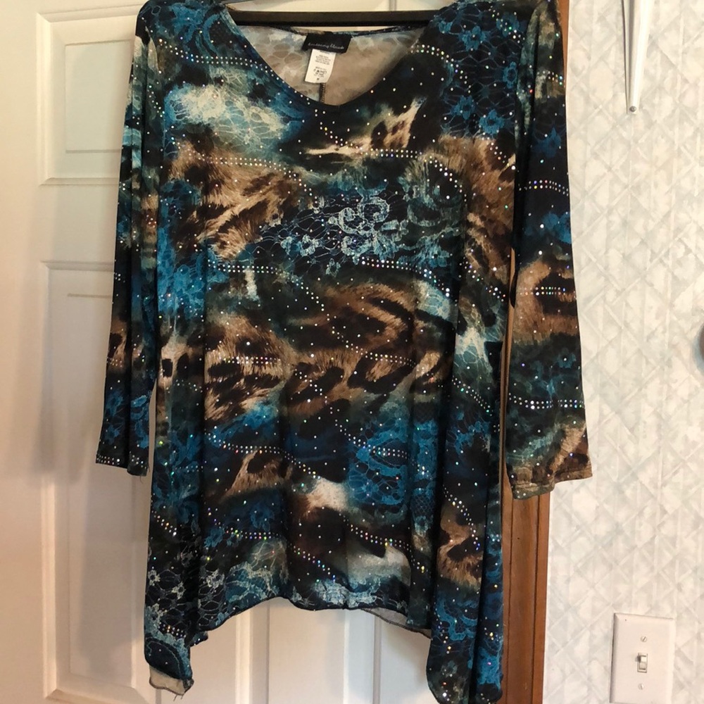 Sparkle tunic top